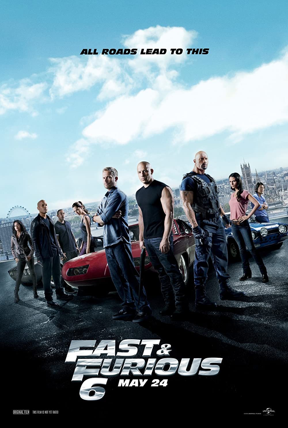 Fast & Furious 6 movie poster